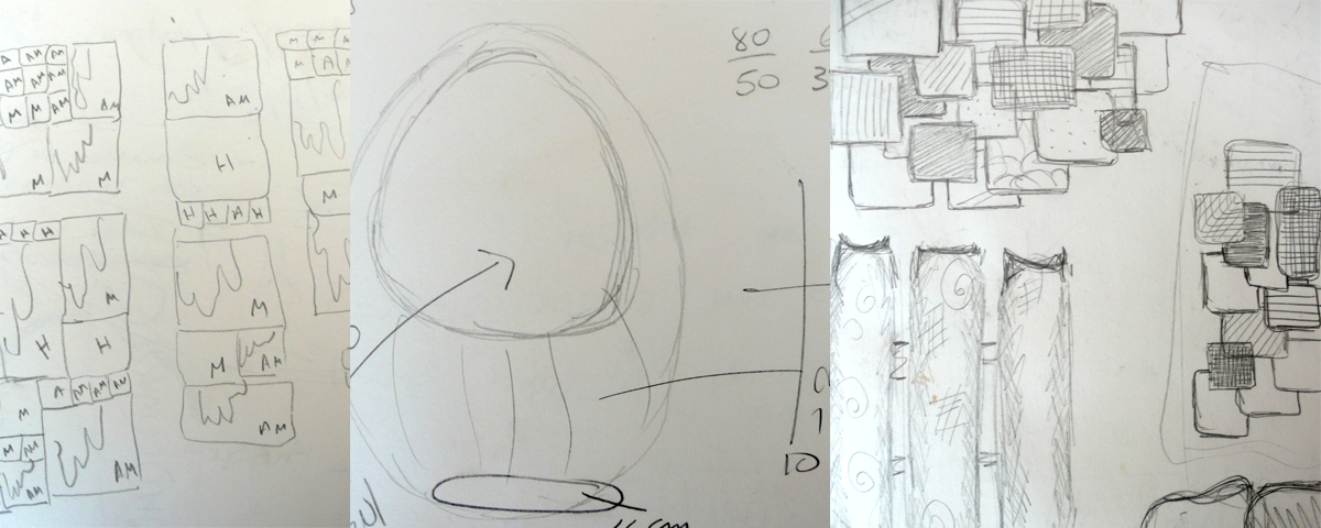 Procesos y bocetaje de Susy Orokin